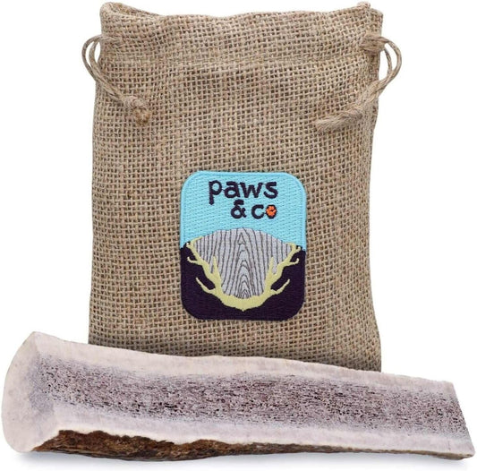 X - Large Split Elk Antler Chew - Paws & Co Dog Chews