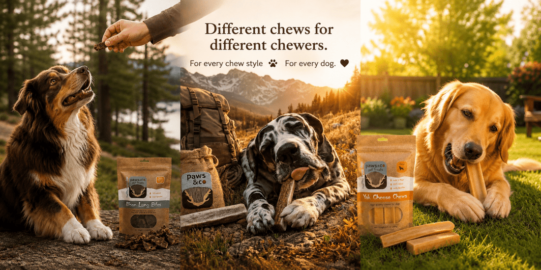 Find the Perfect Chew for Your Dog’s “Chew Style” - Paws & Co Dog Chews