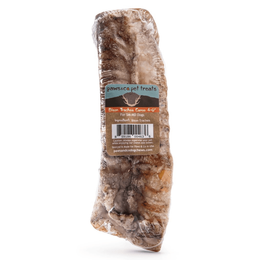 Bison Trachea Canoes - Paws & Co Dog Chews