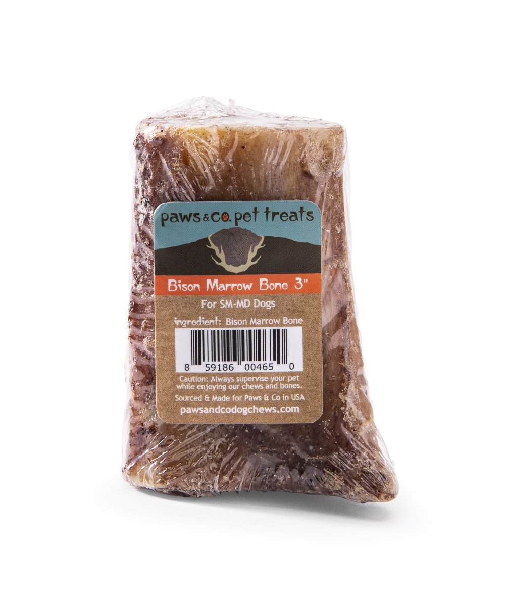 Bison Marrow Bones - Paws & Co Dog Chews