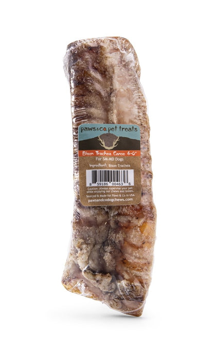 Bison Trachea Canoes - Paws & Co Dog Chews