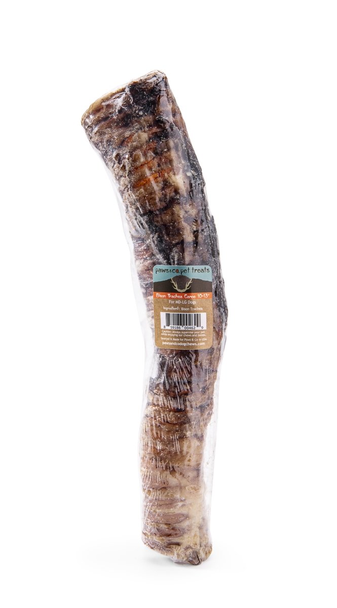 Bison Trachea Canoes - Paws & Co Dog Chews