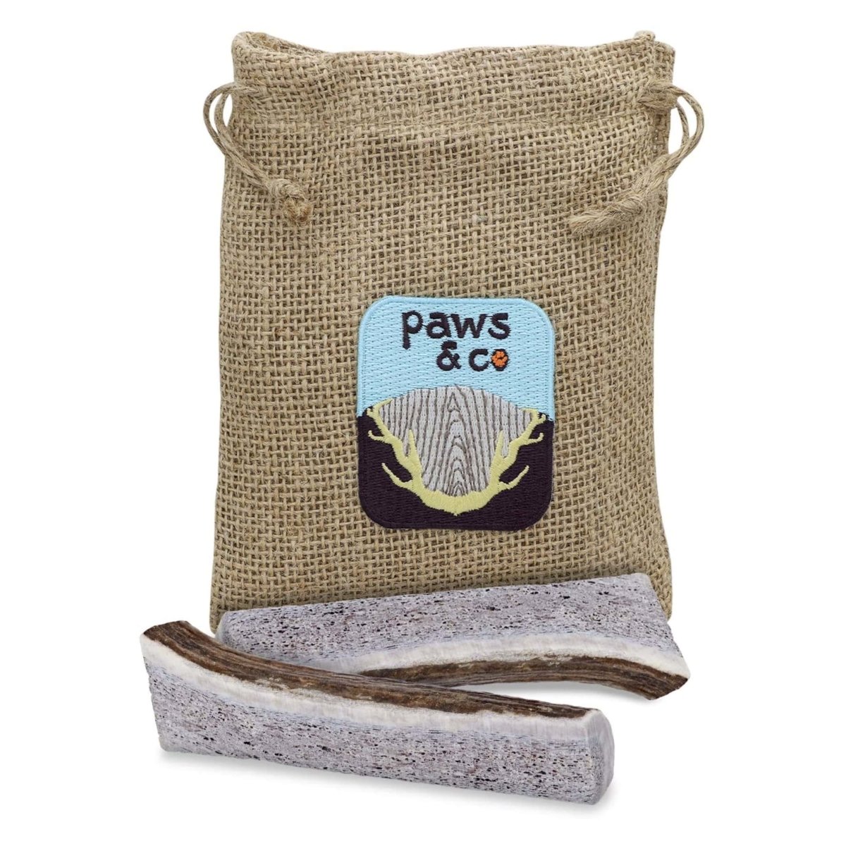 Split Elk Antler Chews - Paws & Co Dog Chews