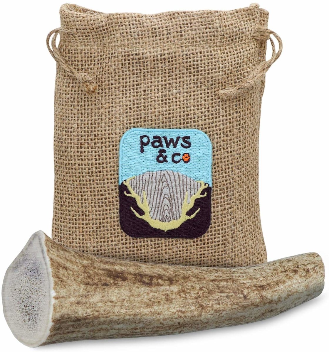 Whole Elk Antler Chews - Paws & Co Dog Chews