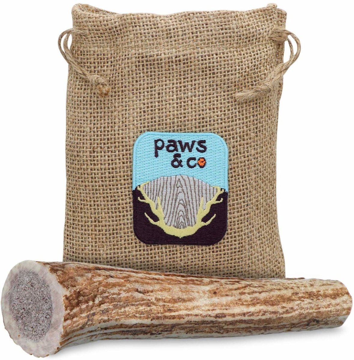 Whole Elk Antler Chews - Paws & Co Dog Chews