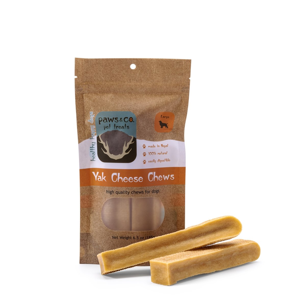 Yak Cheese Chews - Paws & Co Dog Chews